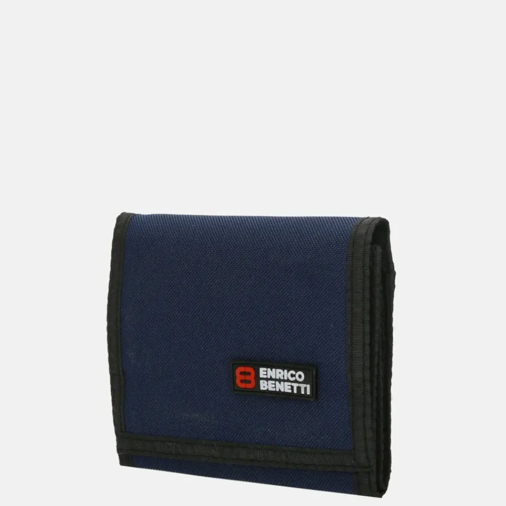Heren Portemonnees | Dames Portemonnees^Enrico Benetti Amsterdam portemonnee blauw