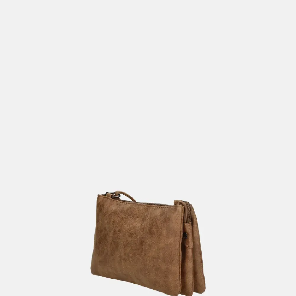 Crossbody Tassen^Enrico Benetti Anna crossbody tas camel