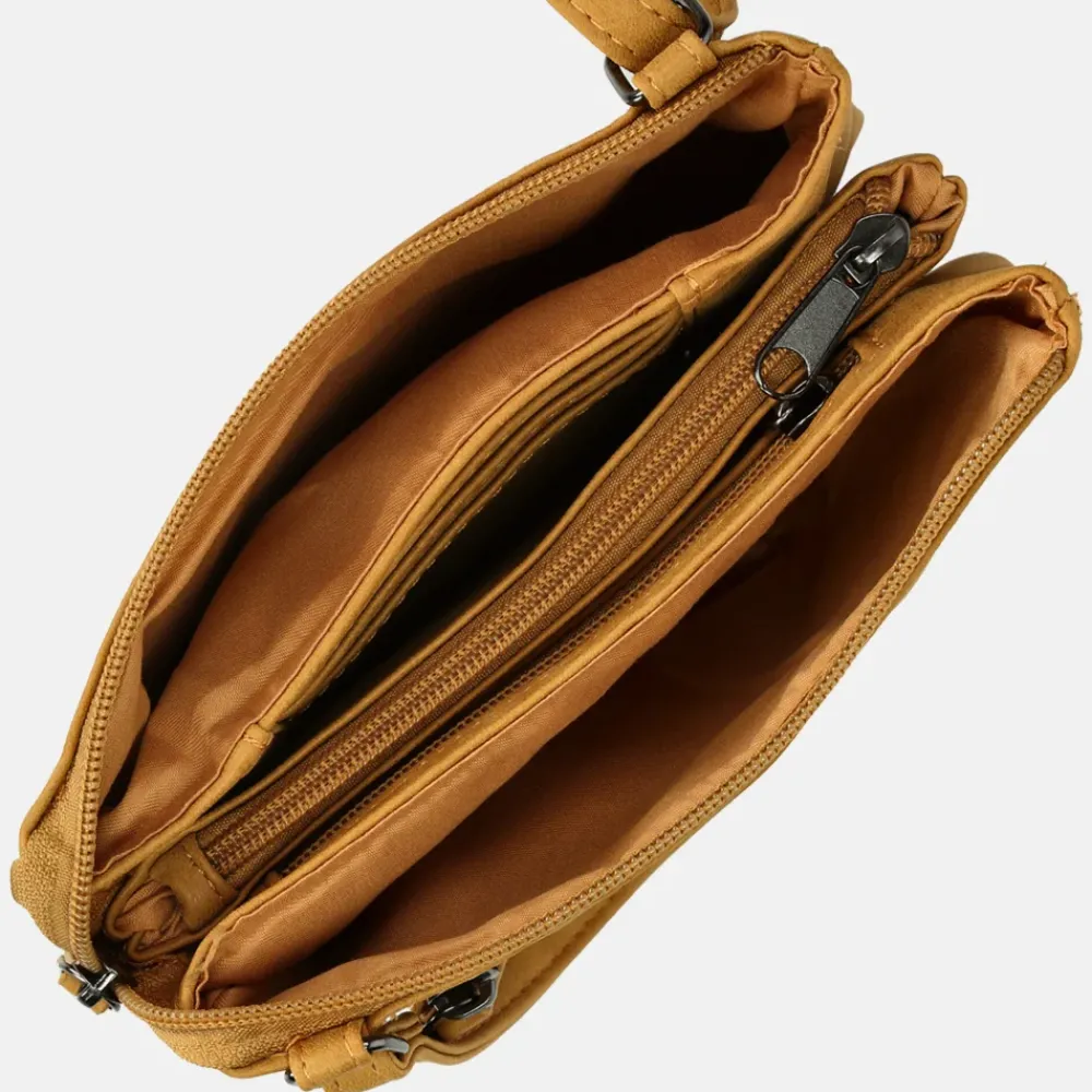 Crossbody Tassen^Enrico Benetti Anna crossbody tas ochre
