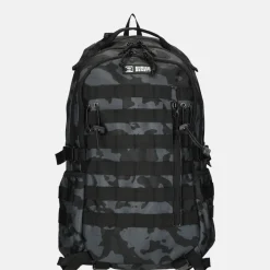 Vrijetijd Rugzakken | School Rugzakken^Enrico Benetti Arizona rugzak M zwart camouflage
