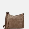 Crossbody Tassen^Enrico Benetti Caen crossbody tas lichttaupe