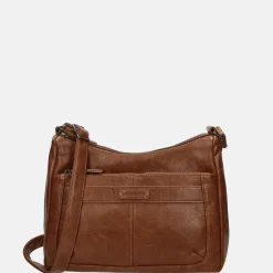 Crossbody Tassen^Enrico Benetti Caen crossbody tas cognac
