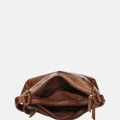 Crossbody Tassen^Enrico Benetti Caen crossbody tas cognac