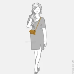 Crossbody Tassen^Enrico Benetti crossbody tas ochre