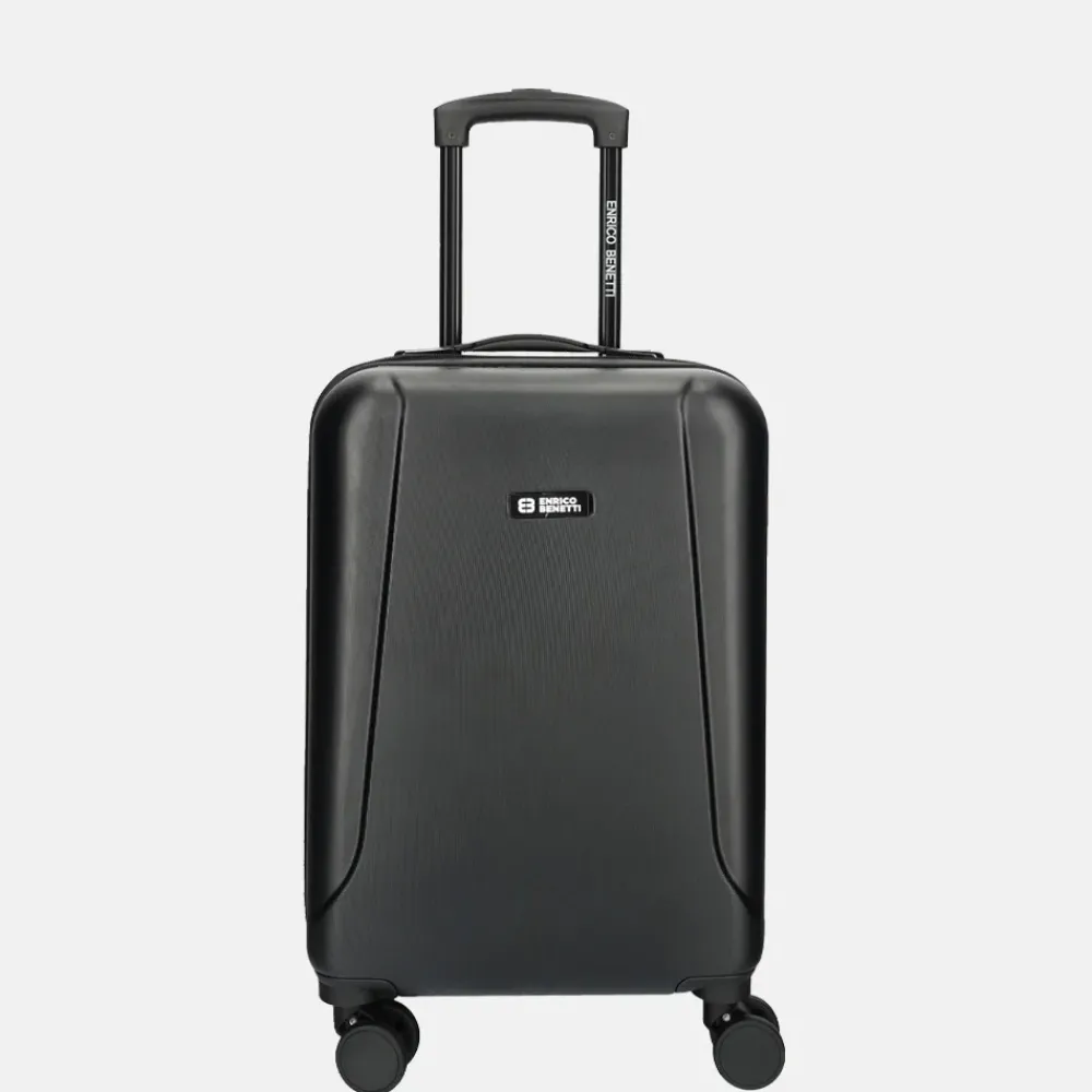 Handbagage Koffers^Enrico Benetti Edmonton handbagage koffer 55 cm zwart