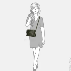 Crossbody Tassen^Enrico Benetti Evie crossbody tas olive