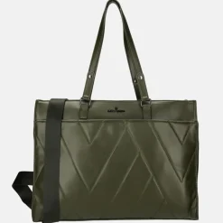 Schoolhandtassen | Dames Laptoptassen^Enrico Benetti Evie shopper 15 inch olive