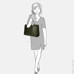 Schoolhandtassen | Dames Laptoptassen^Enrico Benetti Evie shopper 15 inch olive