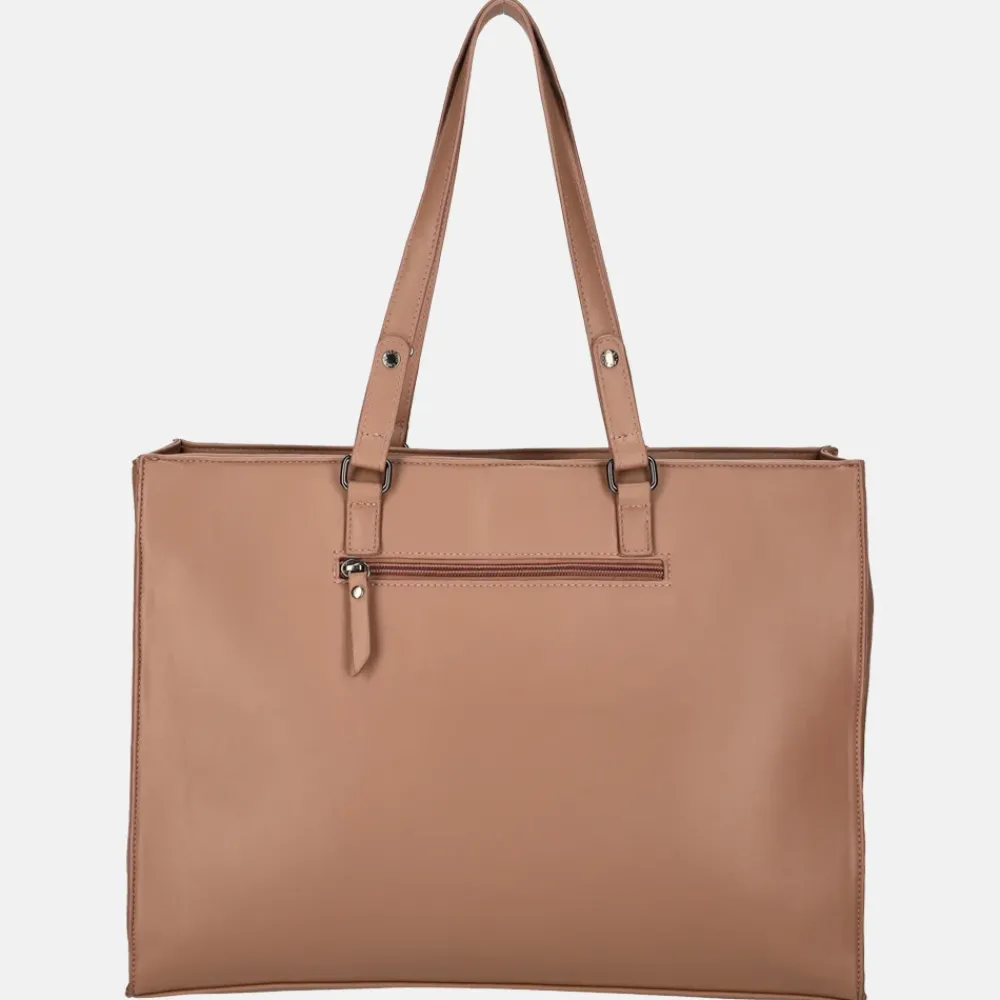 Schoolhandtassen | Dames Laptoptassen^Enrico Benetti Evie shopper 15 inch oudroze