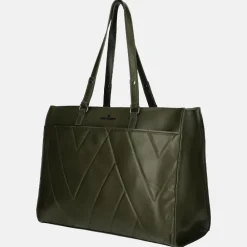 Schoolhandtassen | Dames Laptoptassen^Enrico Benetti Evie shopper 15 inch olive