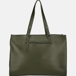 Schoolhandtassen | Dames Laptoptassen^Enrico Benetti Evie shopper 15 inch olive