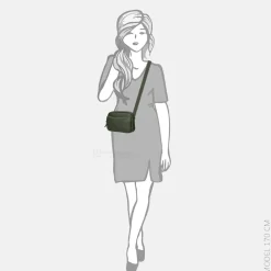 Crossbody Tassen^Enrico Benetti Hailey crossbody tas olijfgroen