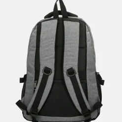 School Rugzakken | School Rugzakken^Enrico Benetti Hamburg laptoprugzak 17 inch lichtgrijs