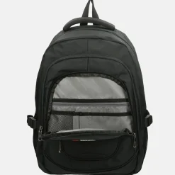 School Rugzakken | School Rugzakken^Enrico Benetti Hamburg laptoprugzak 17 inch zwart