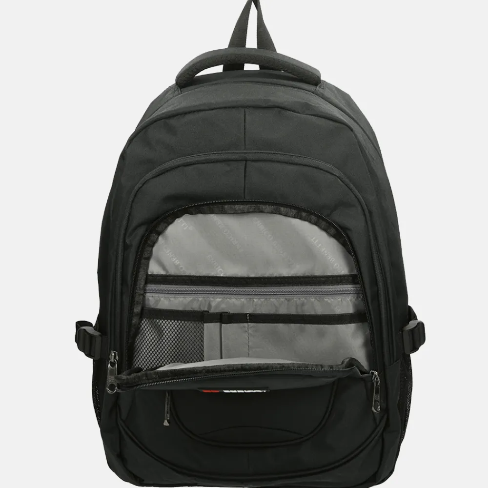 School Rugzakken | School Rugzakken^Enrico Benetti Hamburg laptoprugzak 17 inch zwart