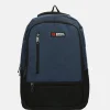 School Rugzakken | School Rugzakken^Enrico Benetti Hamburg rugzak 15 inch blauw