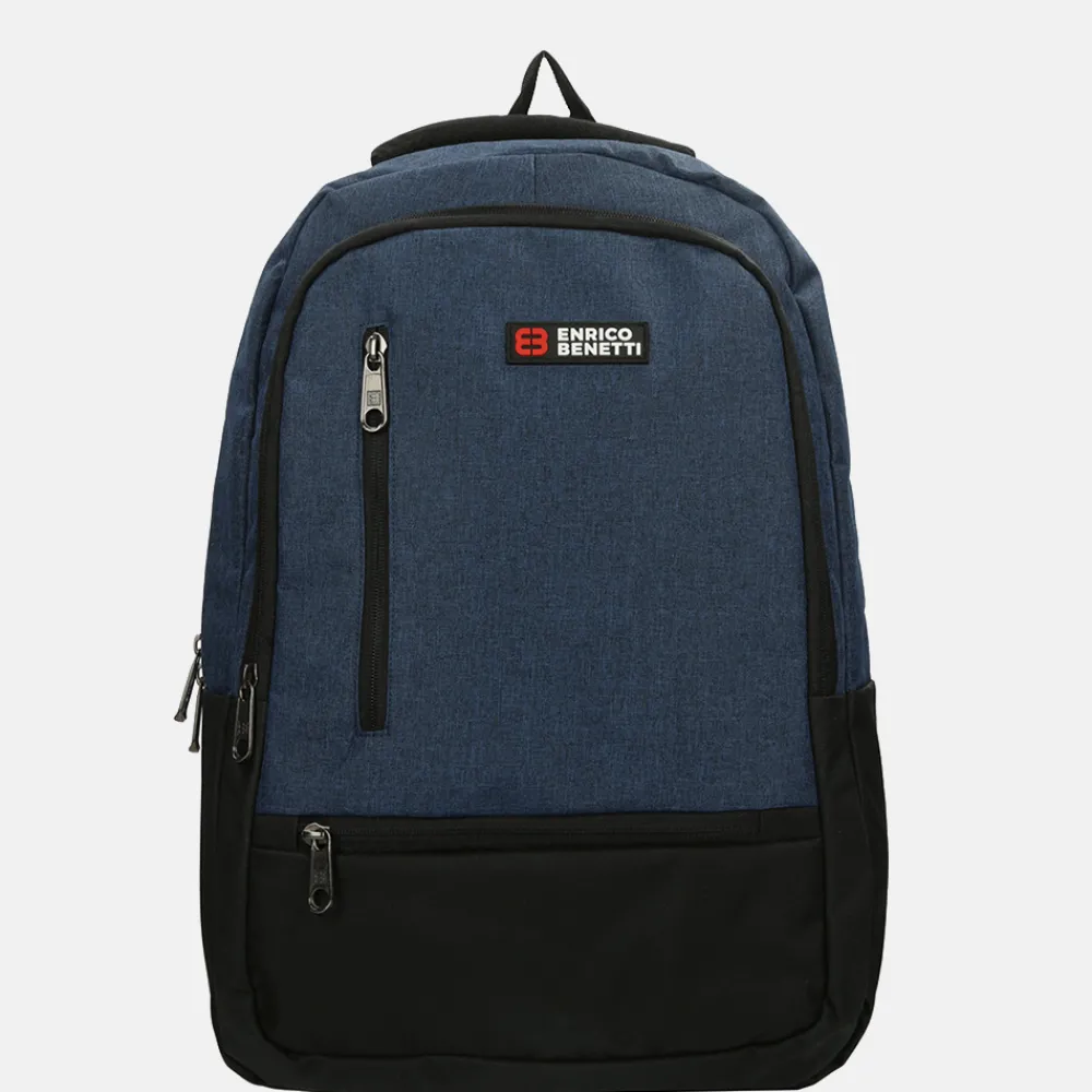 School Rugzakken | School Rugzakken^Enrico Benetti Hamburg rugzak 15 inch blauw