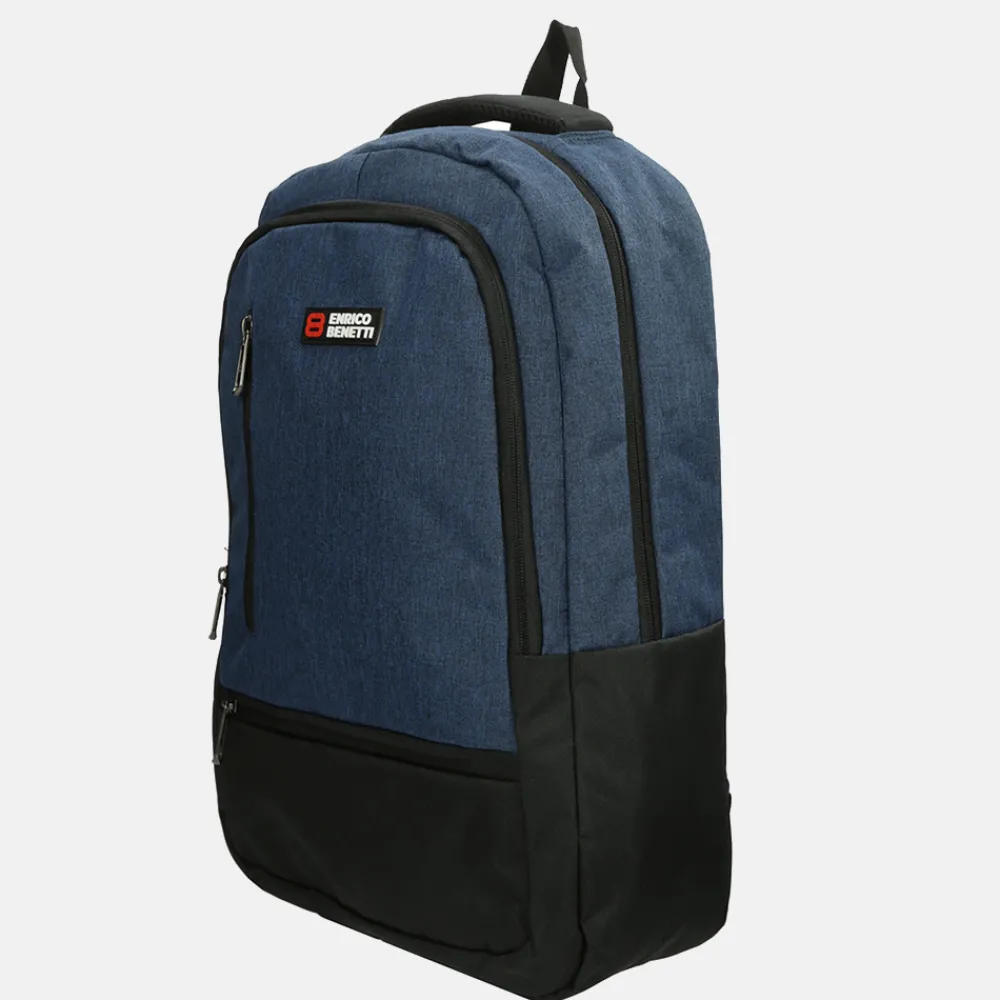 School Rugzakken | School Rugzakken^Enrico Benetti Hamburg rugzak 15 inch blauw