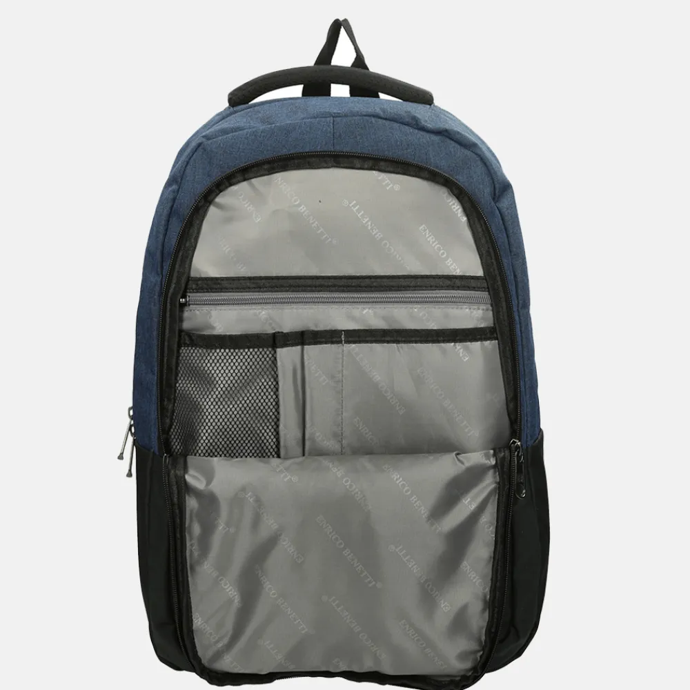 School Rugzakken | School Rugzakken^Enrico Benetti Hamburg rugzak 15 inch blauw
