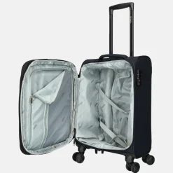 Handbagage Koffers^Enrico Benetti handbagage koffer 55 cm blauw