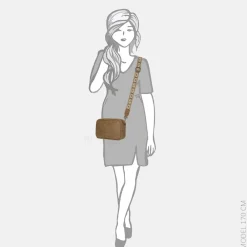 Crossbody Tassen^Enrico Benetti Indy crossbody tas camel
