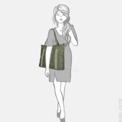 Shoppers^Enrico Benetti Indy shopper olive