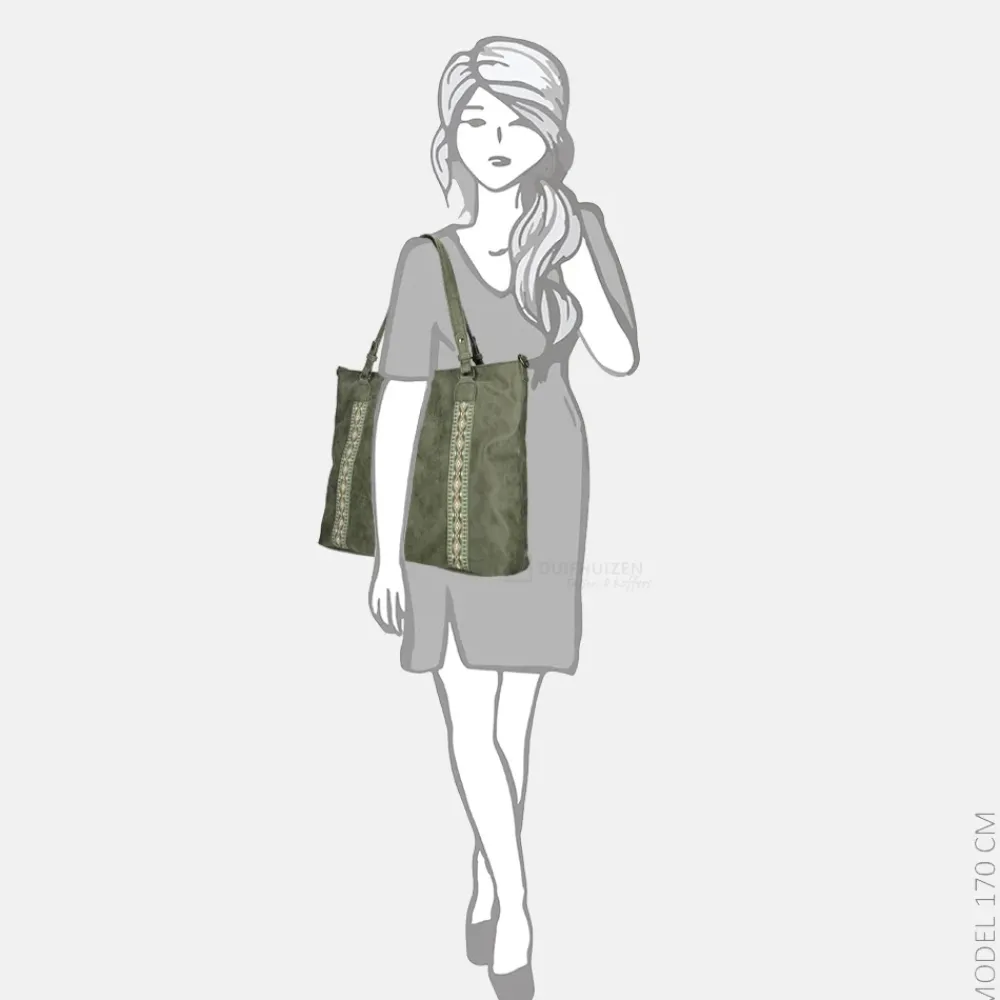 Shoppers^Enrico Benetti Indy shopper olive