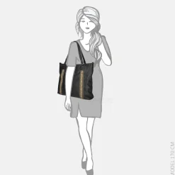 Shoppers^Enrico Benetti Indy shopper zwart