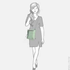 Crossbody Tassen^Enrico Benetti Janice crossbody tas mint