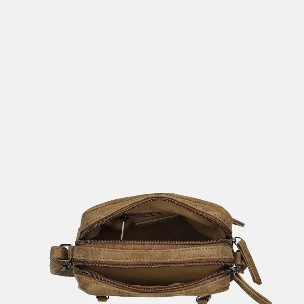 Crossbody Tassen^Enrico Benetti Kylie crossbody tas camel