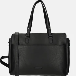 Schoolhandtassen | Dames Laptoptassen^Enrico Benetti Lily shopper zwart