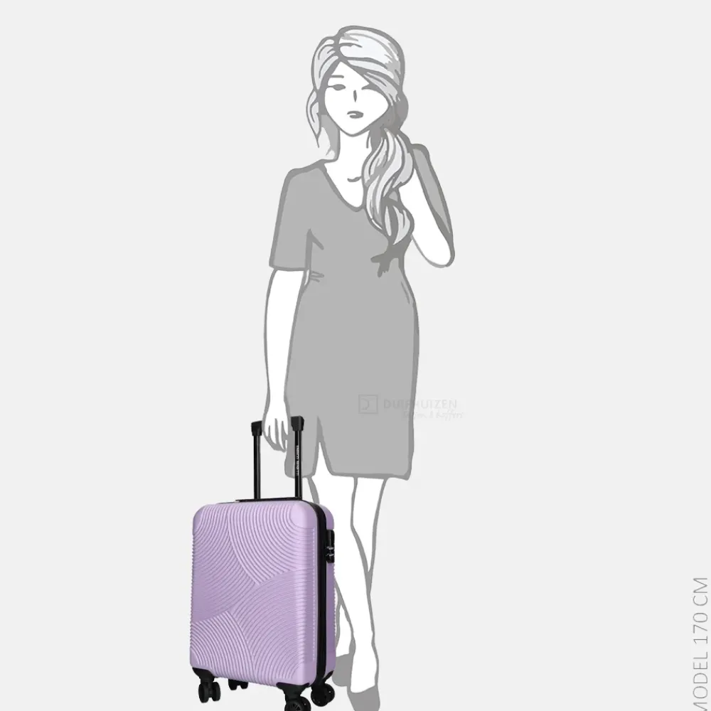 Handbagage Koffers^Enrico Benetti Louisville handbagage koffer 55 cm lila
