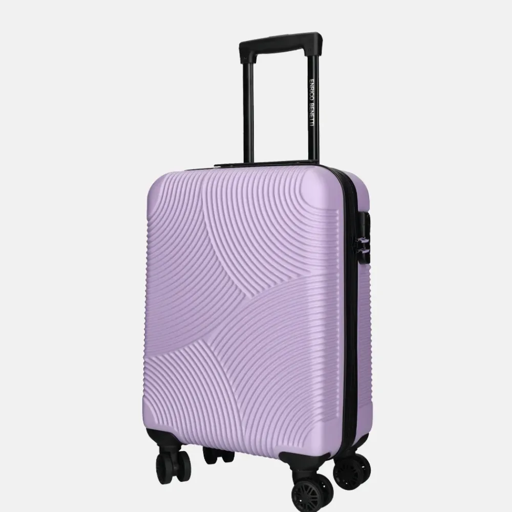 Handbagage Koffers^Enrico Benetti Louisville handbagage koffer 55 cm lila