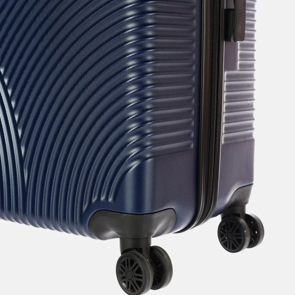 Reiskoffers^Enrico Benetti Louisville koffer 65 cm blauw