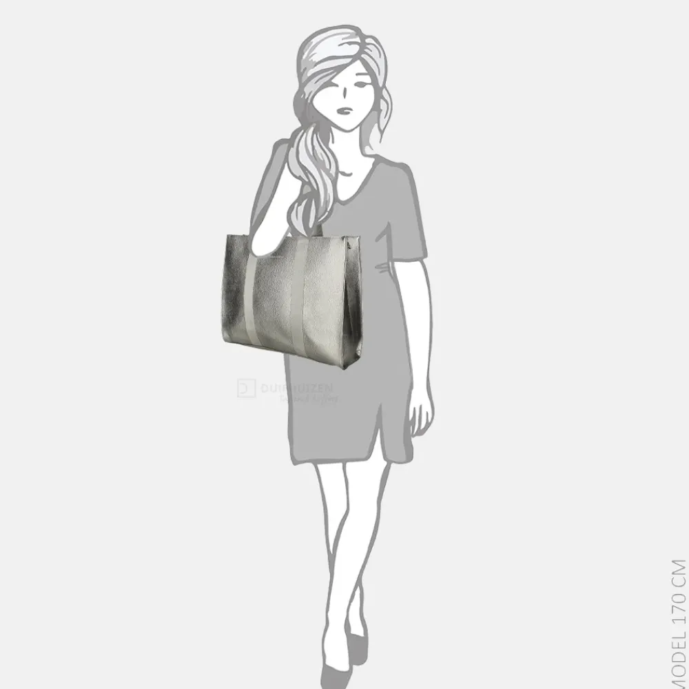 Shoppers^Enrico Benetti Nina shopper zilver