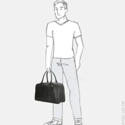 Handbagage Tassen | Weekendtassen^Enrico Benetti Nouméa weekendtas black