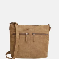Crossbody Tassen^Enrico Benetti Noumea crossbody tas camel