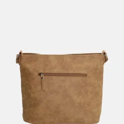 Crossbody Tassen^Enrico Benetti Noumea crossbody tas camel