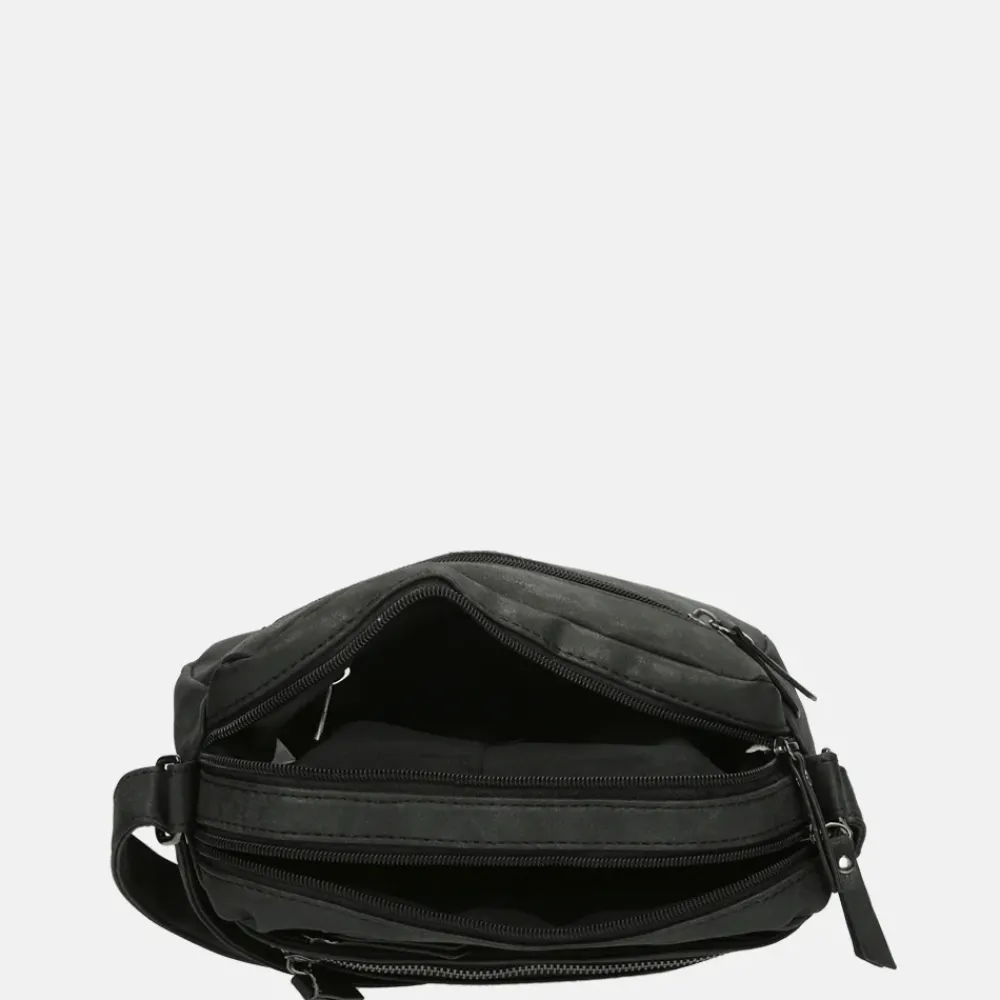 Crossbody Tassen^Enrico Benetti Noumea crossbody tas zwart