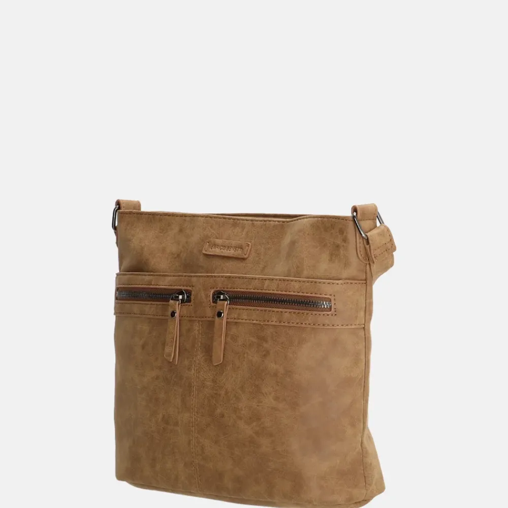 Crossbody Tassen^Enrico Benetti Noumea crossbody tas camel