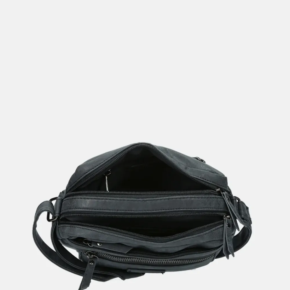 Crossbody Tassen^Enrico Benetti Noumea crossbody tas blauw