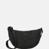 Crossbody Tassen^Enrico Benetti Raffia Banana crossbody tas zwart