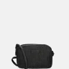 Crossbody Tassen^Enrico Benetti Raffia crossbody tas zwart