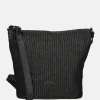 Crossbody Tassen^Enrico Benetti Raffia crossbody tas M zwart