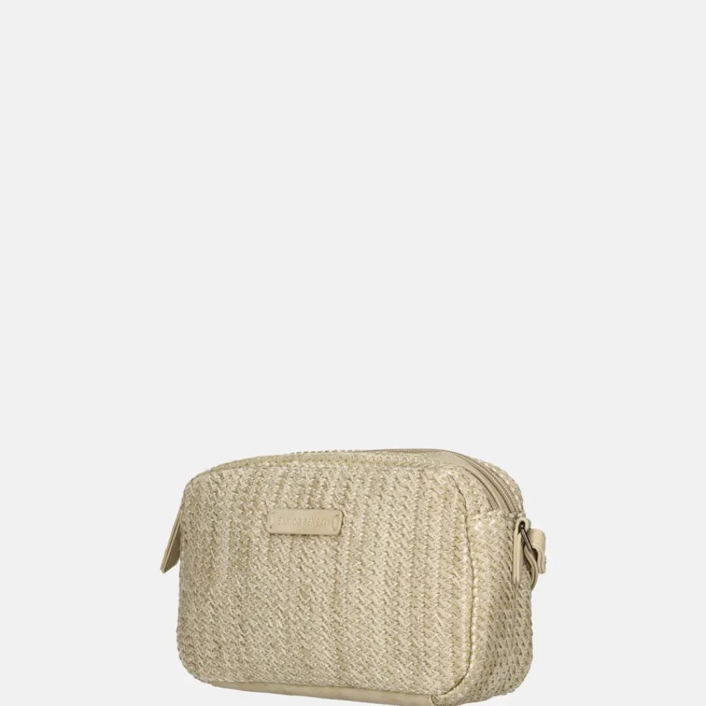 Crossbody Tassen^Enrico Benetti Raffia crossbody tas natuur