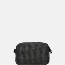 Crossbody Tassen^Enrico Benetti Raffia crossbody tas zwart