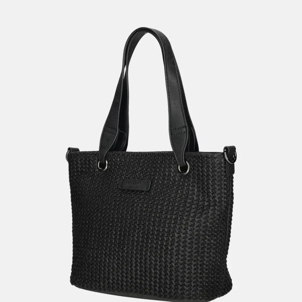 Handtassen^Enrico Benetti Raffia handtas S zwart