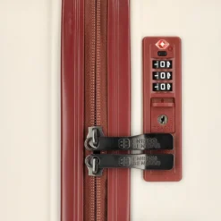 Reiskoffers^Enrico Benetti reiskoffer 65 cm bordeaux-beige