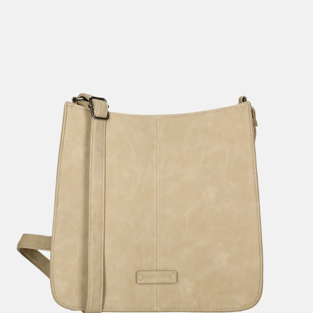 Schoudertassen^Enrico Benetti Roza schoudertas taupe