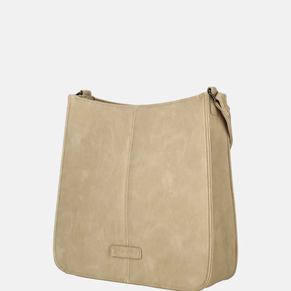 Schoudertassen^Enrico Benetti Roza schoudertas taupe